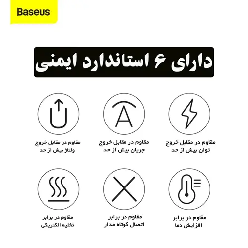 آداپتور شارژر بیسوس مدل Super Si 20W همراه با کابل لایتنینگ (1)